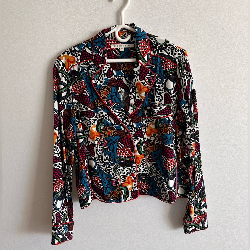 Veronica Beard printed blouse